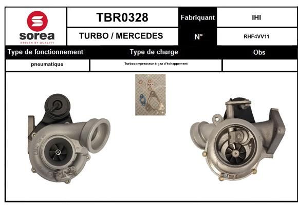 Compresor,sistem de supraalimentare TBR0327 EAI