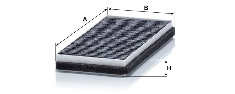 Filter, salongiõhk, MANN-FILTER CUK 23 004-2