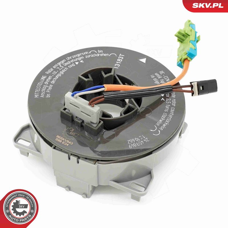 ESEN SKV 96SKV643 Clock Spring, airbag