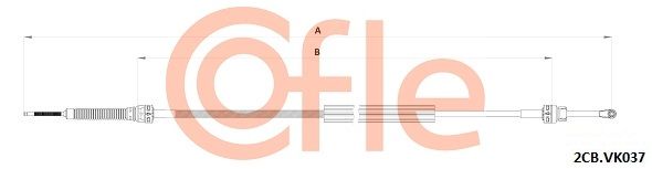 Тросовий привод, коробка передач, Cofle 92.2CB.VK037