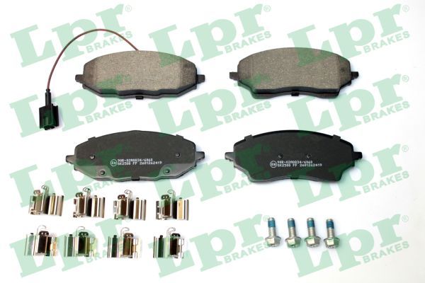 Комплект гальмівних накладок, дискове гальмо