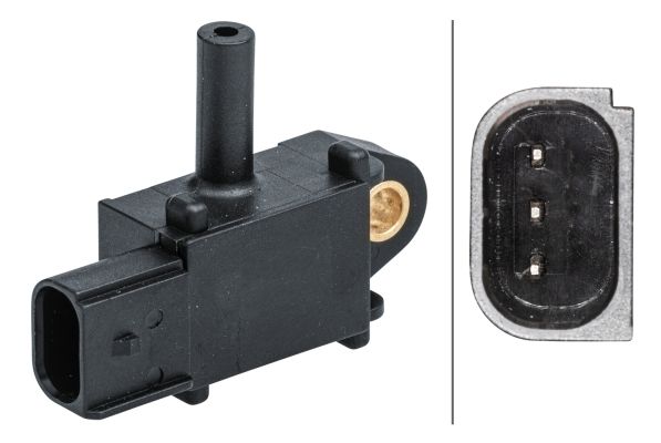 Senzor, presiune gaze evacuare 6PP 009 409-561 HELLA