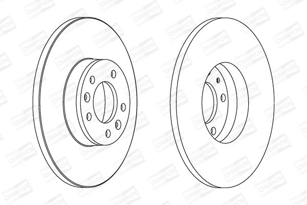 Гальмівний диск CHAMPION 562525CH