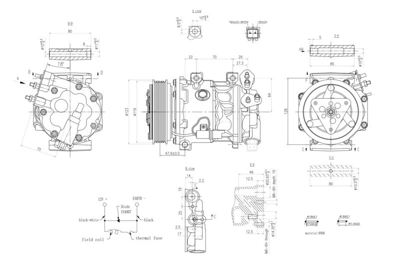 KOMPRESSOR KLIMAANLAGE HELLA 8FK366200271 5