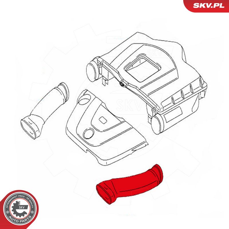 Õhutoru, õhufilter, ESEN SKV 43SKV915