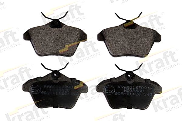 KRAFT Automotive 6016700 Комплект гальмівних накладок, дискове гальмо