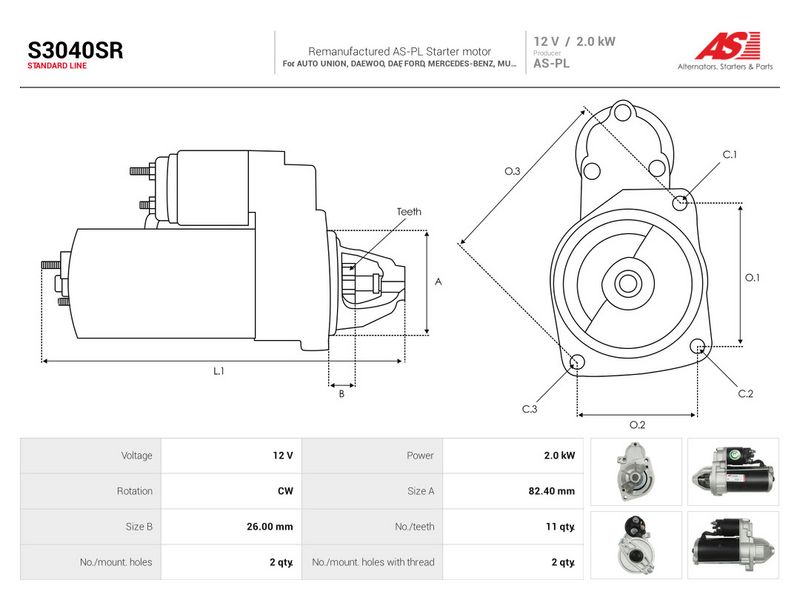 This part match OEM code: R5134510AB