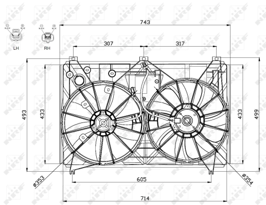 WILMINK GROUP ventilátor, motorhűtés WG1720520