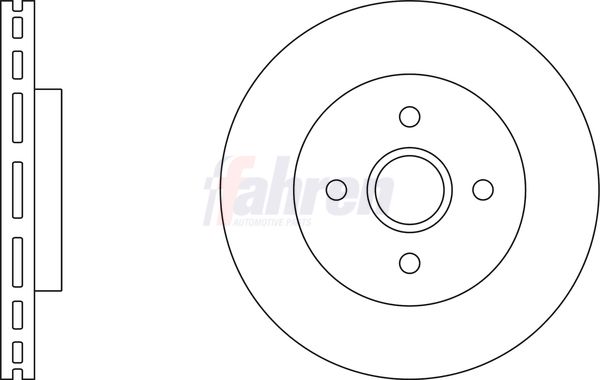 Fahren Brake Disc FBD6738