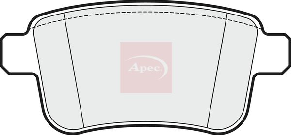 APEC Brake Pad Set, disc brake PAD1657