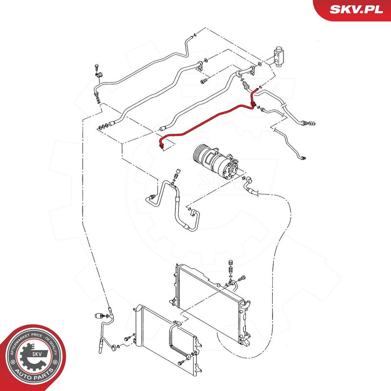 Kõrgsurve-, madalsurvetorustik, kliimaseade, ESEN SKV 54SKV700