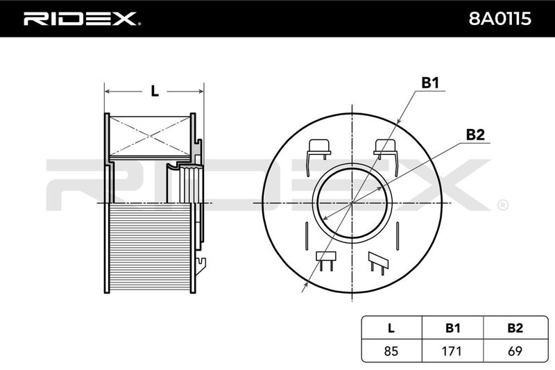 въздушен филтър RIDEX