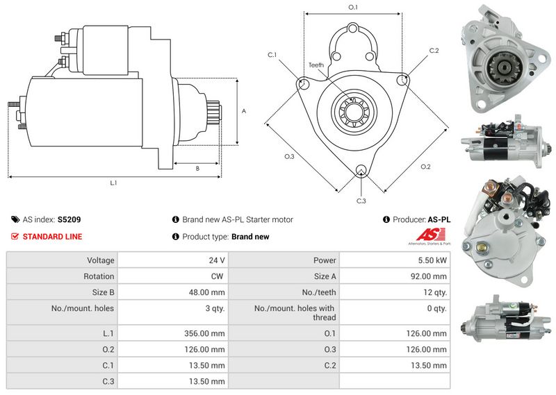 AS-PL S5209 Starter