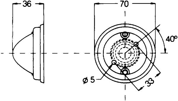 Стоянковий ліхтар, Hella 2PF997022-011