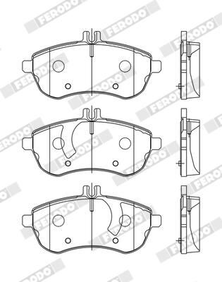 FERODO FDB1978 Brake Pad Set, disc brake