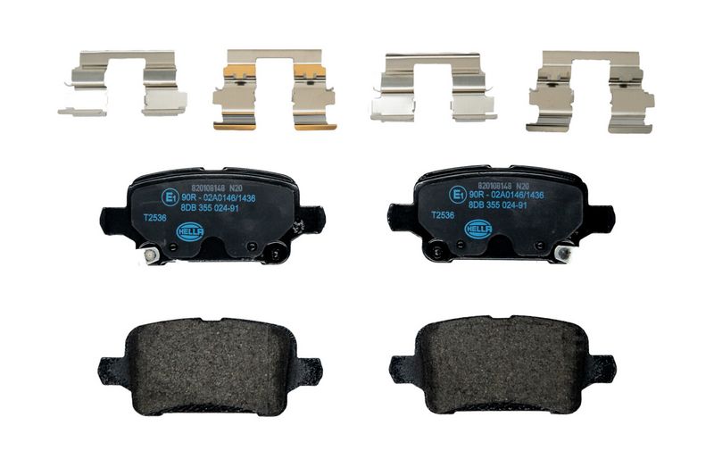 Set placute frana,frana disc 8DB 355 024-911 HELLA