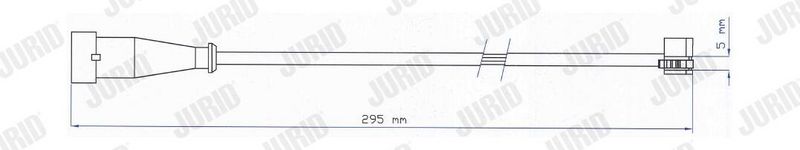 Výstražný kontakt, opotřebení obložení FAI115