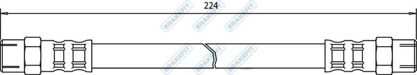 APEC Brake Hose BHO4021