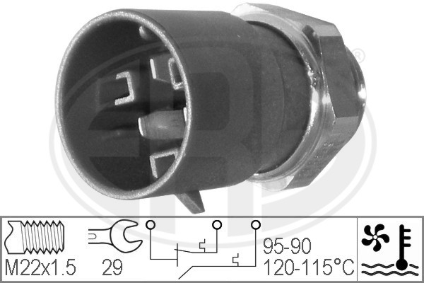 WILMINK GROUP hőkapcsoló, hűtőventilátor WG1777064