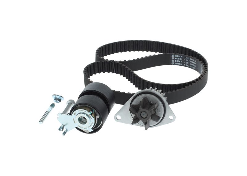Veepump + hammasrihmakomplekt, BOSCH 1 987 945 312