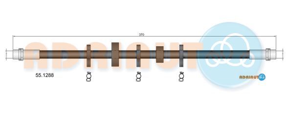 Гальмівний шланг, Adriauto 55.1288