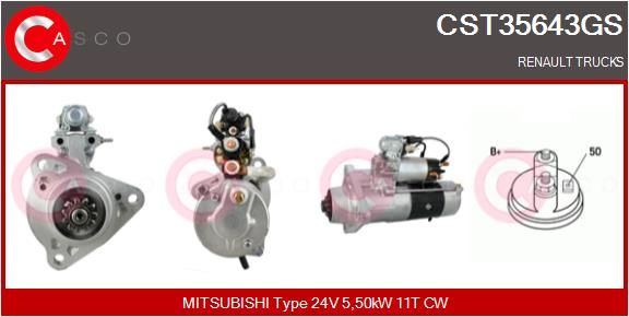 Startér CST35643GS