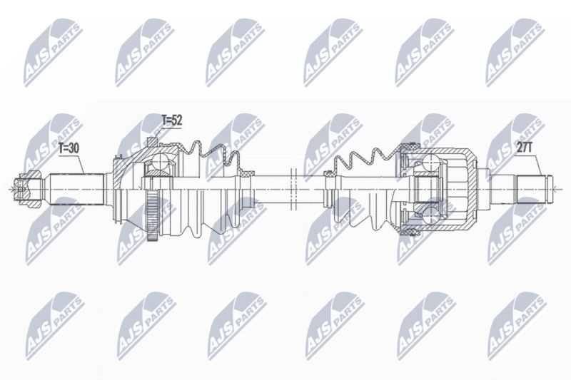 NTY hajtótengely NPW-HY-601