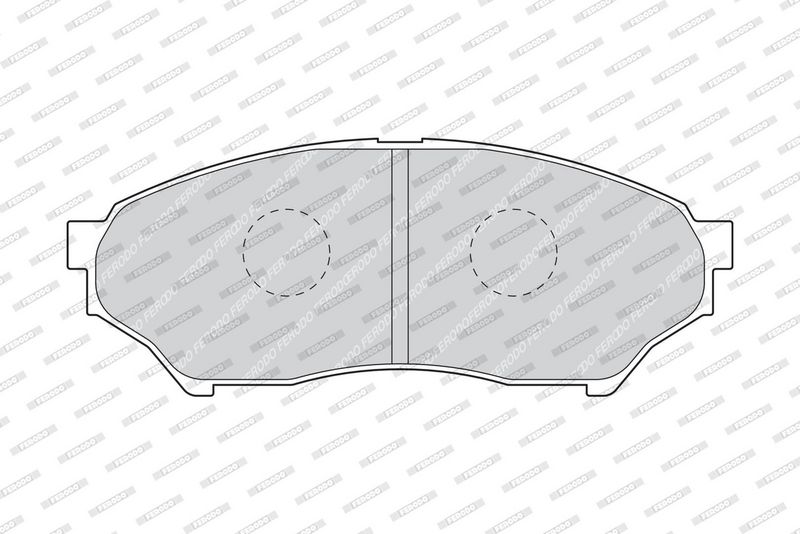 Remblokken set Voor , past: MITSUBISHI PAJERO JUNIOR I, PAJERO PININ I, PAJERO SPORT I 1.1/1.8/2.0 10.95-06.07