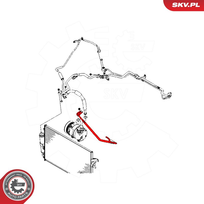 Kõrgsurve-, madalsurvetorustik, kliimaseade, ESEN SKV 54SKV739