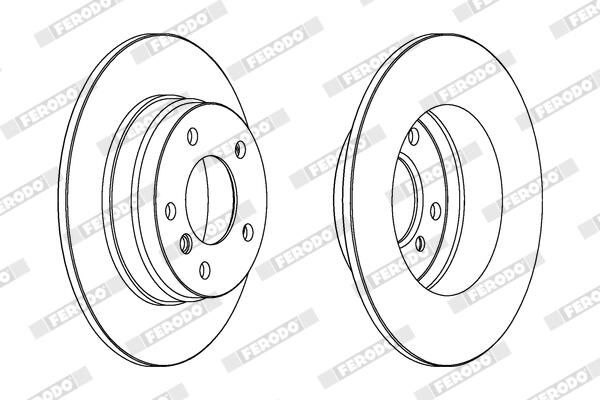 FERODO DDF249C Brake Disc