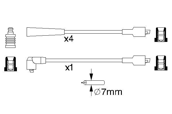 Juego de cables de encendido