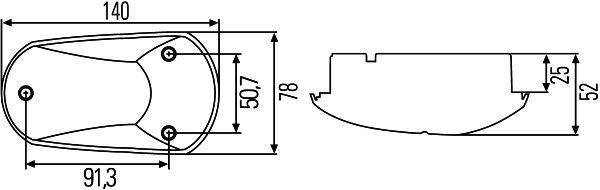 Додатковий проблисковий маячок, Hella 2BM008355-001