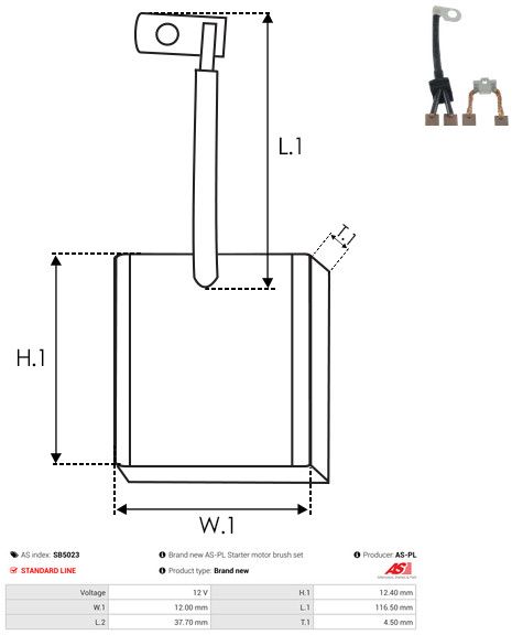 Süsinikuhari, starter, AS-PL SB5023