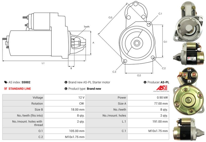 AS-PL S5002 Starter