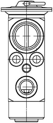 MAHLE AVE 23 000P Expansion Valve, air conditioning