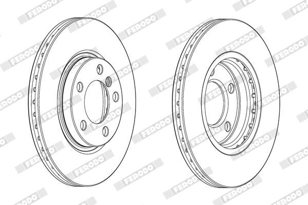 FERODO DDF2125C Brake Disc