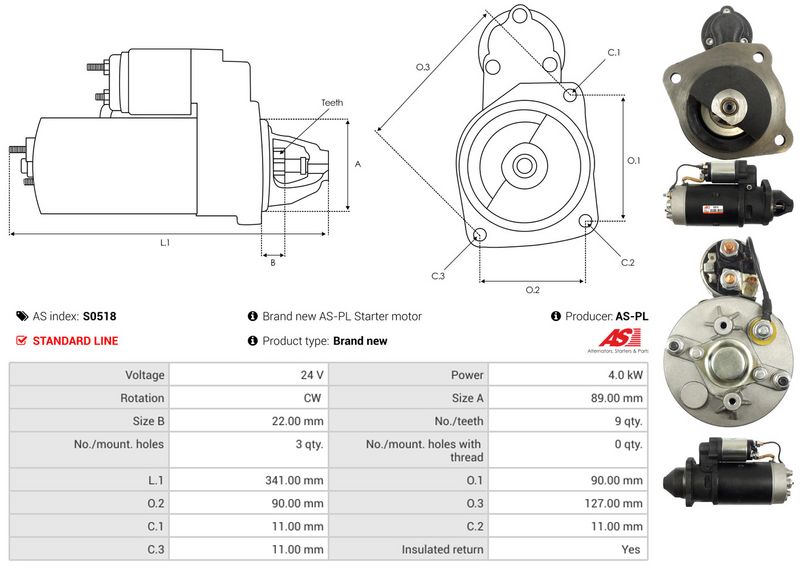 AS-PL S0518 Starter