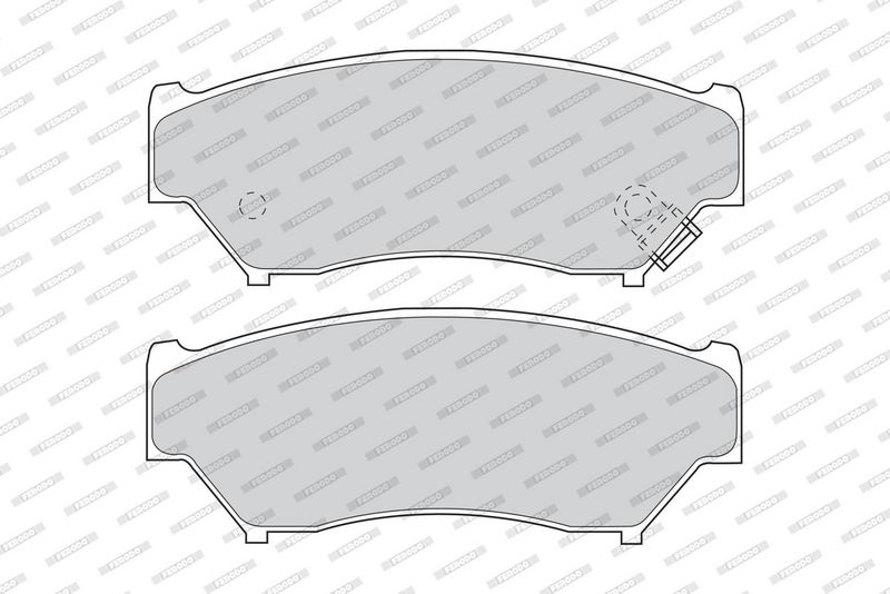 FERODO Plaquettes de frein à disque FDB1020