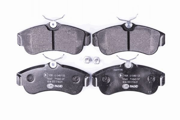 HELLA PAGID 8DB 355 018-011 Brake Pad Set, disc brake