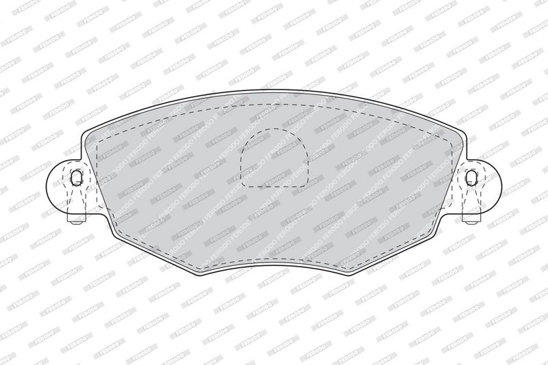 FERODO Plaquettes de frein à disque FDB1425