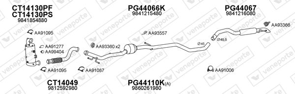 Фара права лінза з електрокоректором світлодіод в зборі NISSAN Juke 19- 260106PM0A