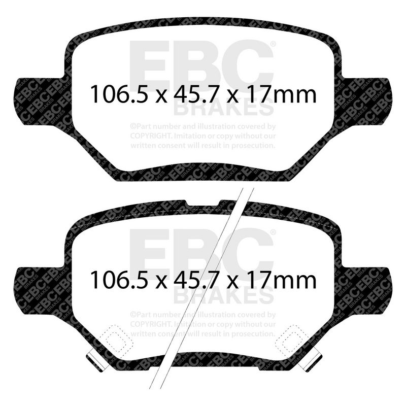 EBC Brakes Remblokkenset, schijfrem DPX2421