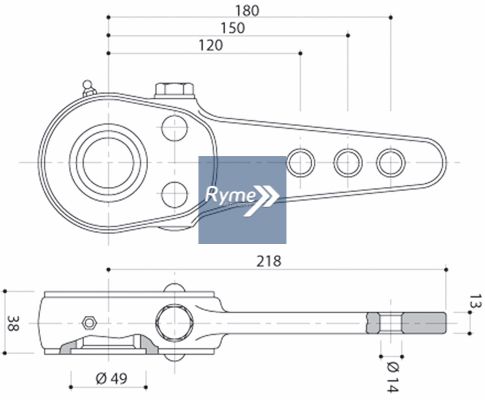Automotive RYME 20445 - Adjuster, braking system