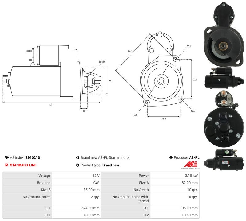 This part match OEM code: C000900060100