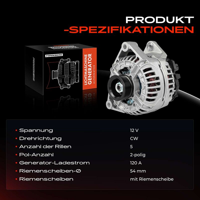 Frankberg 5481FB0032365 Alternator