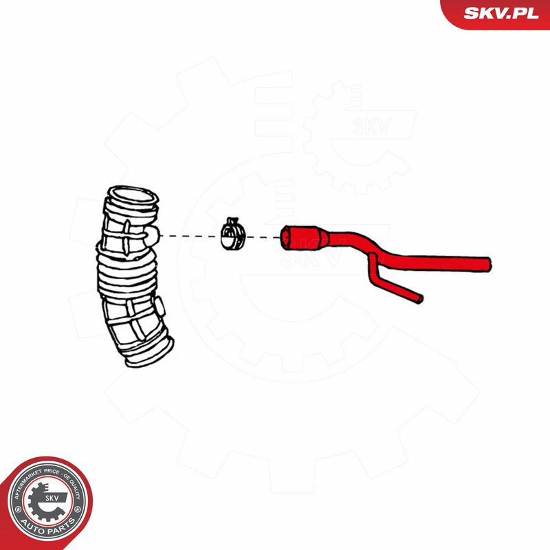 ESEN SKV 24SKV207 Charge Air Hose