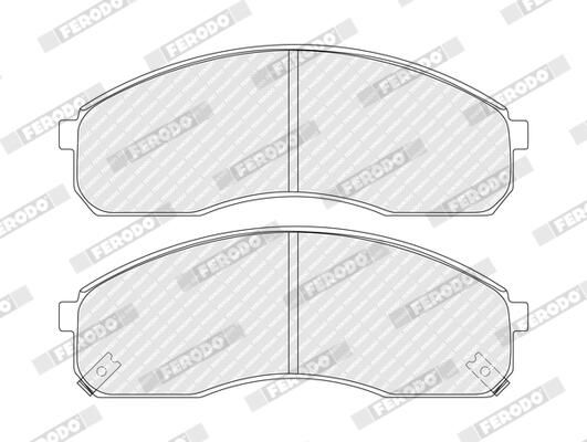 FERODO Plaquettes de frein à disque FDB1990
