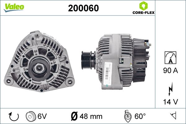 VALEO Dynamo / Alternator 200060