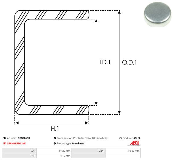 AS-PL SRS3065S Repair Kit, starter