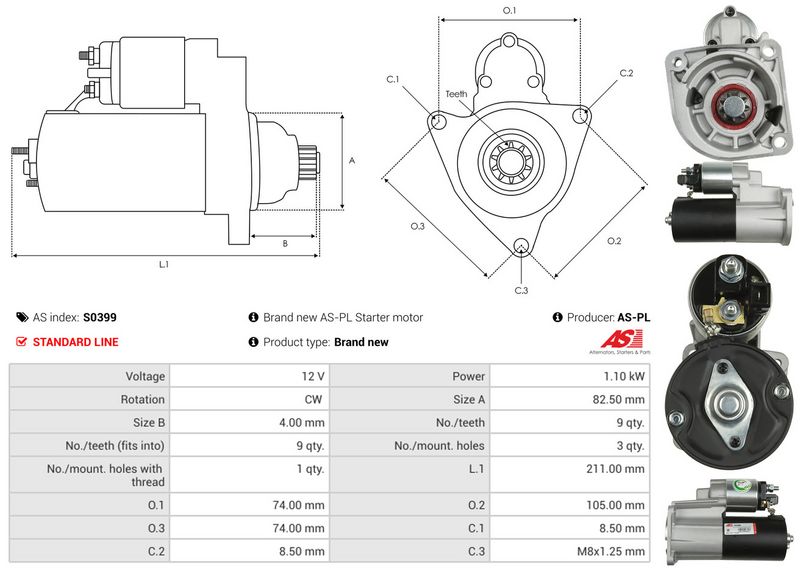 AS-PL S0399 Starter
